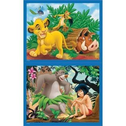 2 puzzles Disney 25 pièces...