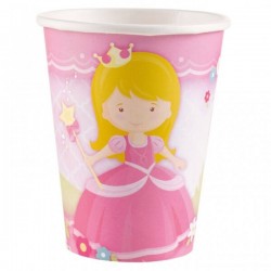 8 gobelets en carton Little Princesse