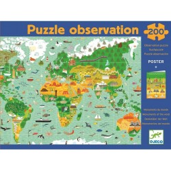 Puzzle Tour du monde Djeco...