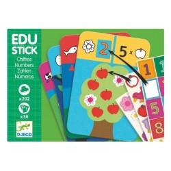 Edu stick 1, 2,3 Djeco - Jeu chiffres et calcul