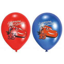 6 ballons anniversaire Cars Disney