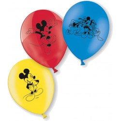 8 ballons en latex Mickey 