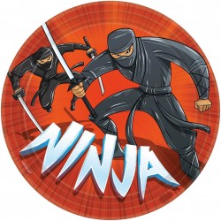 8 Assiettes Ninja 23 cm