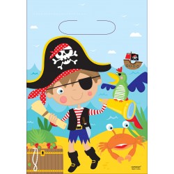 8 sachets d'anniversaire Little Pirate