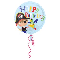 Grand ballon Helium Little Pirate 45 cm