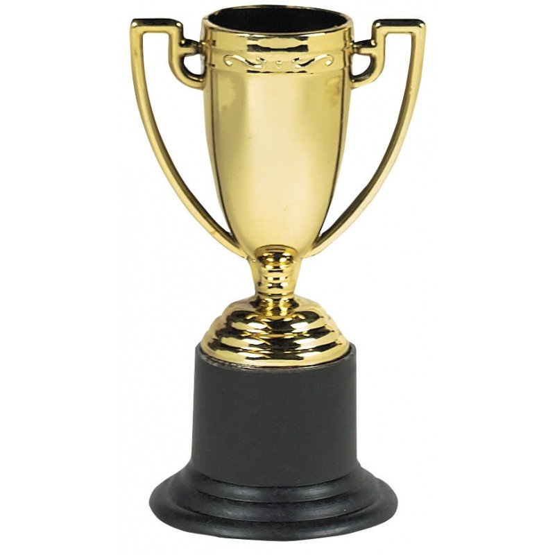 6 Trophées de football 10 cm