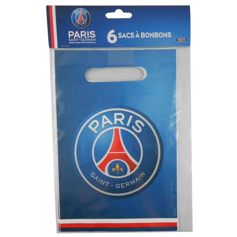 Sac cadeau PSG, sac cadeau d'anniversaire de football, sac de