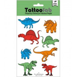 Tatouages éphémères Dinosaures