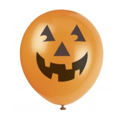 6 ballons citrouille - Halloween