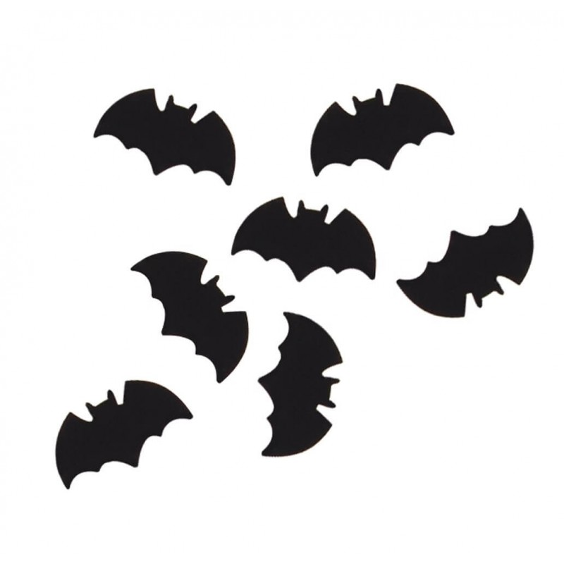 50 Confettis De Table Chauve Souris Pour Halloween