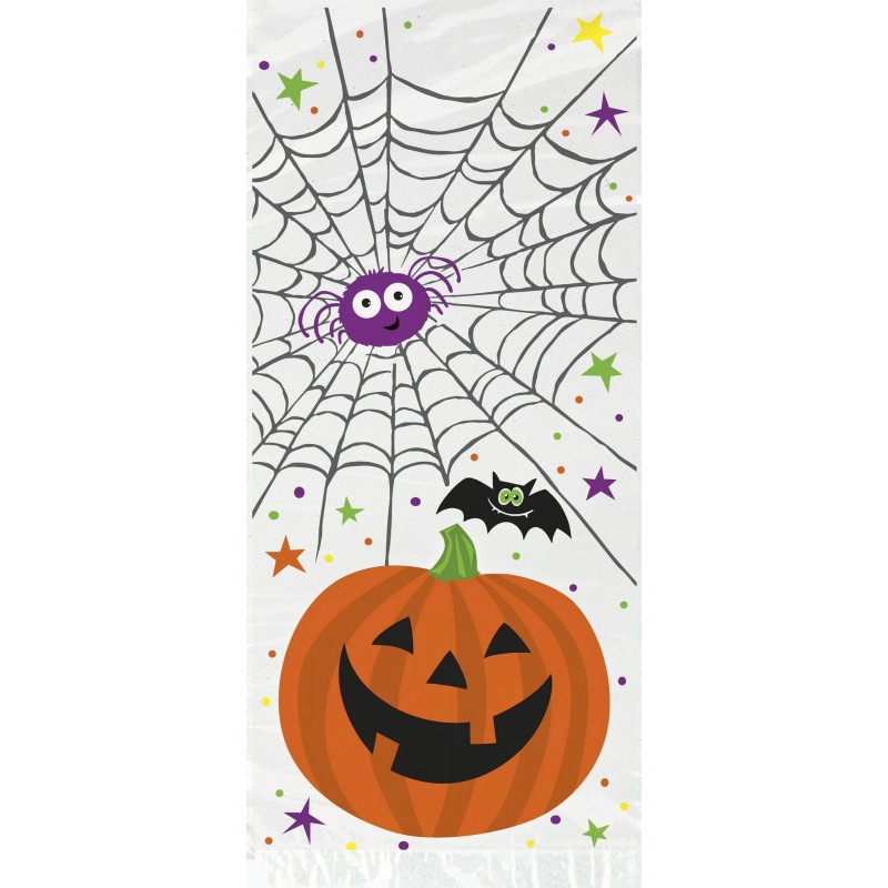 20 pochettes cadeaux en plastique Halloween