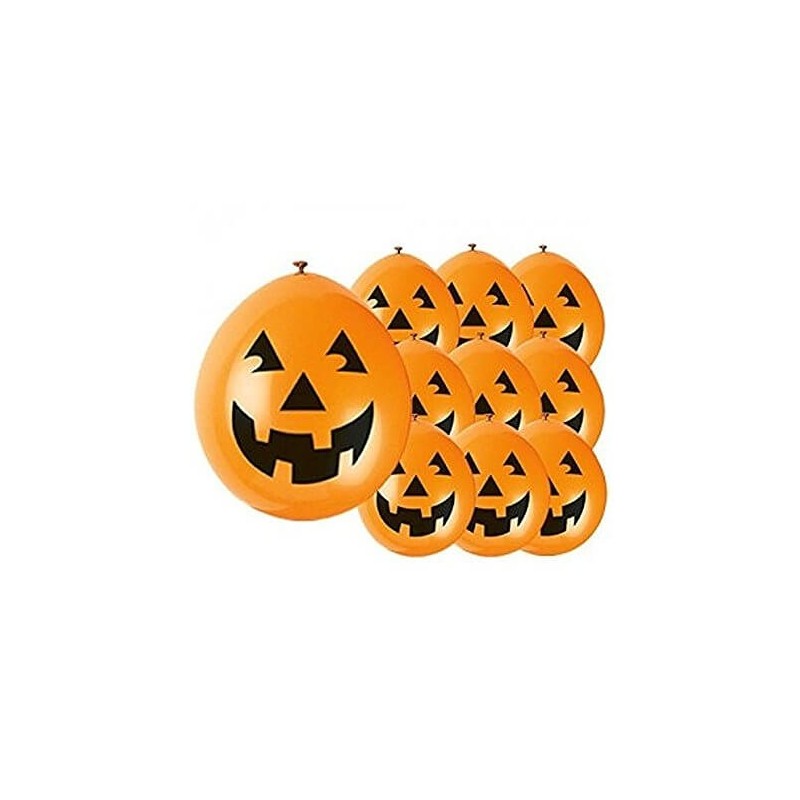 10 Ballons citrouille Halloween