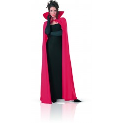 longue cape vampire femme rouge Halloween