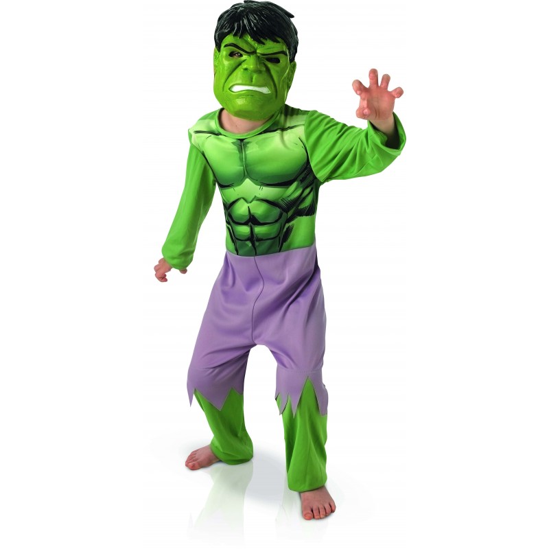 Déguisement Hulk Avengers avec masque enfant - de 3 à 6 ans