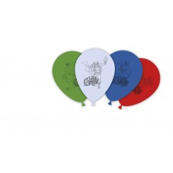 8 ballons colorés Avengers 