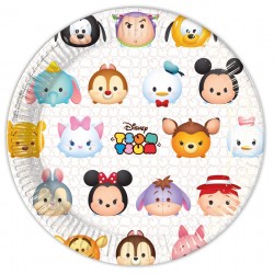 8 assiettes en carton Tsum...