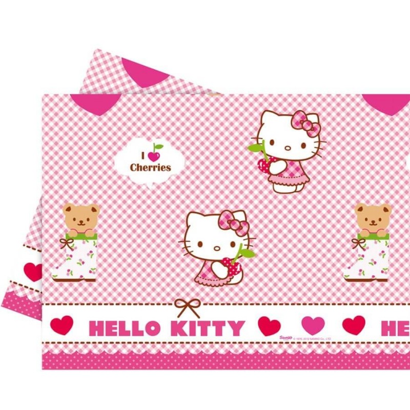 Nappe en plastique Hello Kitty™ 120 x 180 cm