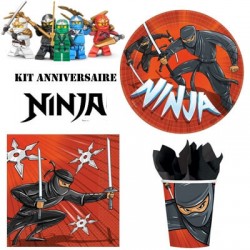 Kit deco anniversaire Ninja