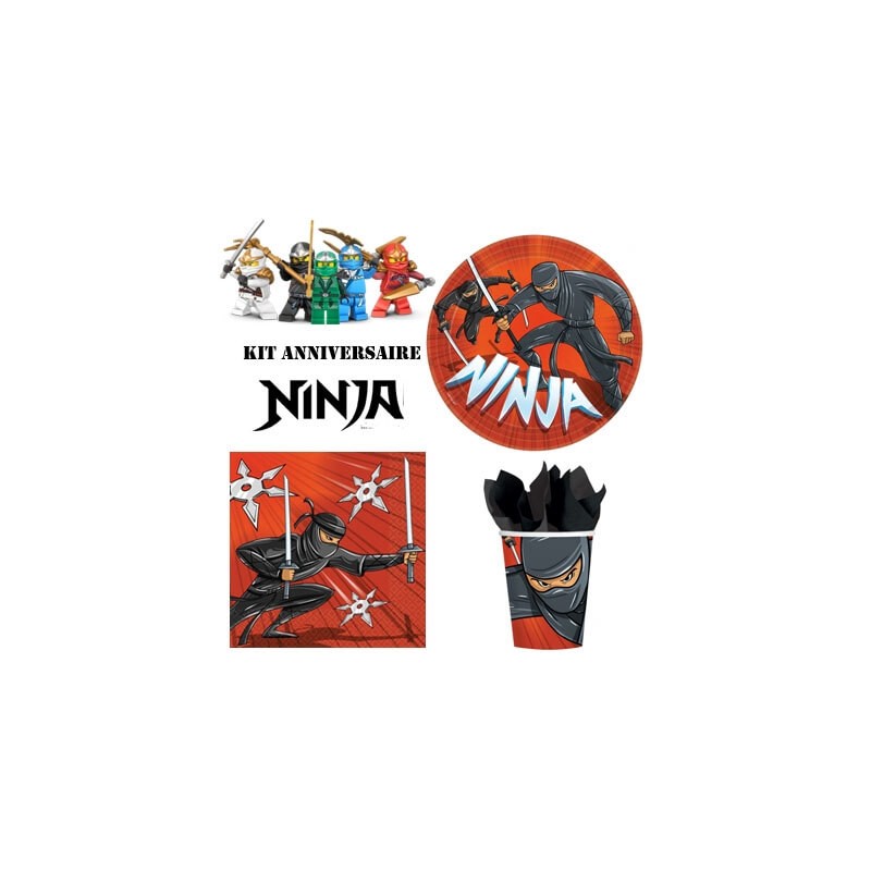 Kit deco anniversaire Ninja