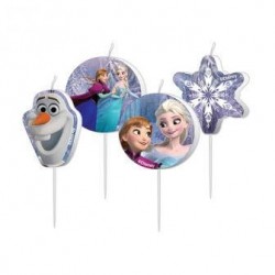 4 bougies La Reine des neiges