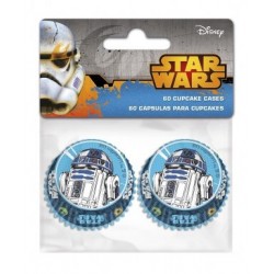 60 mini caissettes muffins et cupcakes Star Wars