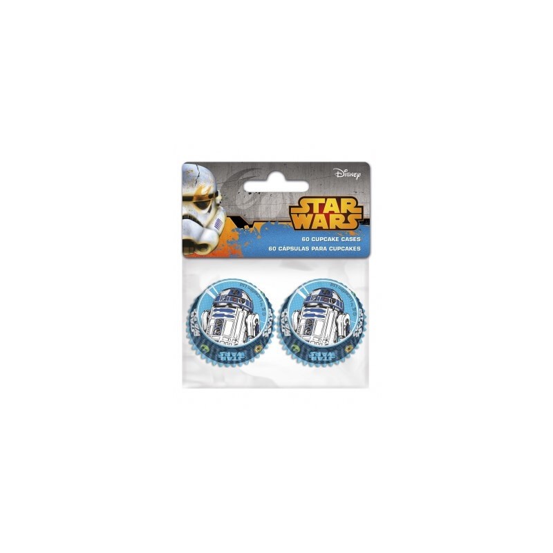 60 mini caissettes muffins et cupcakes Star Wars