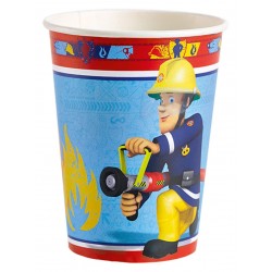 8 gobelets Sam le Pompier
