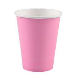 Gobelet en carton rose - 8...