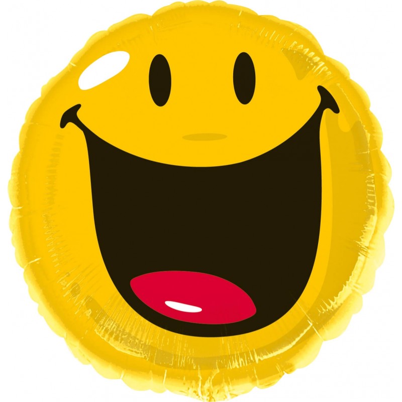 Ballon emoji qui rigole 43 cm Ballon mylar emoji qui rigole 43 cm