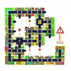 Puzzle Djeco géant La Ville...