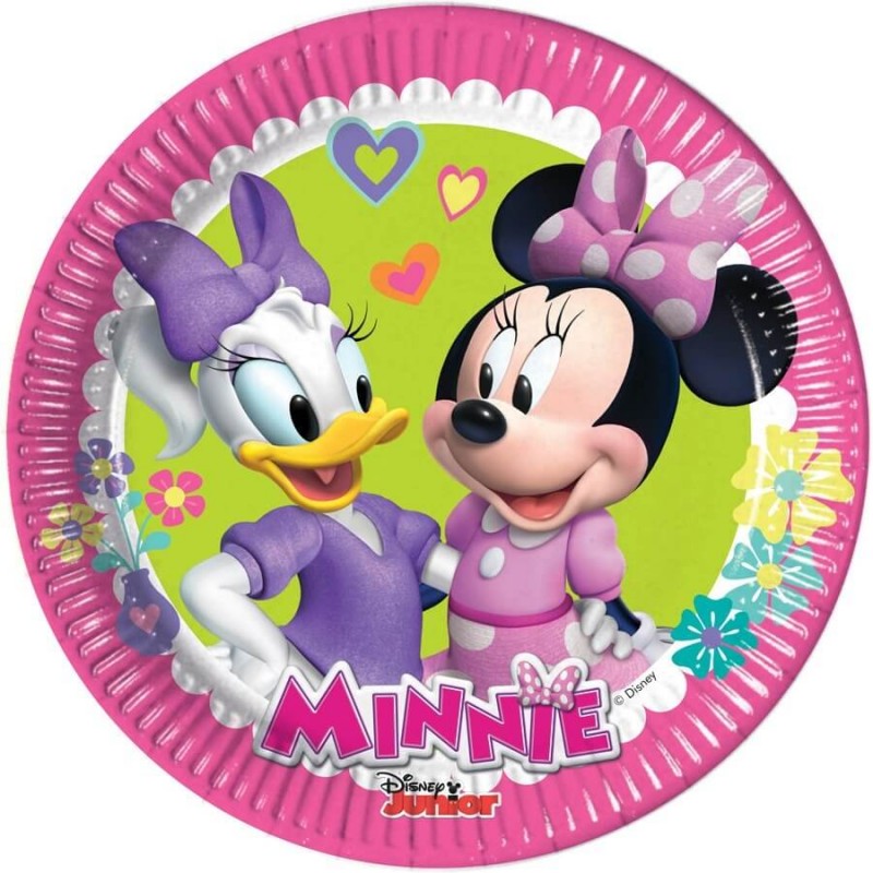 8 assiettes à dessert Minnie