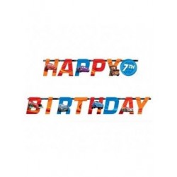 Guirlande Happy Birthday Cars