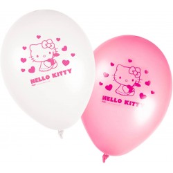 8 ballons gonflables Hello...