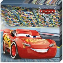 20 serviettes papier Cars 3