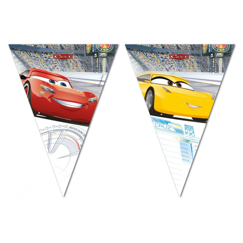 Guirlande fanions Cars 3