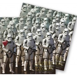 20 Serviettes en papier Star Wars stormtroopers