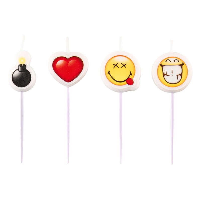 4 bougies Smiley Emoji
