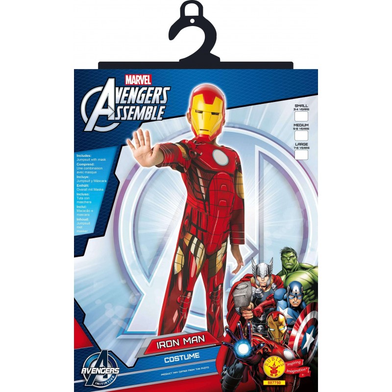 Déguisement enfant Rubie's France Déguisement Iron Man Avengers  Assemble, Taille L