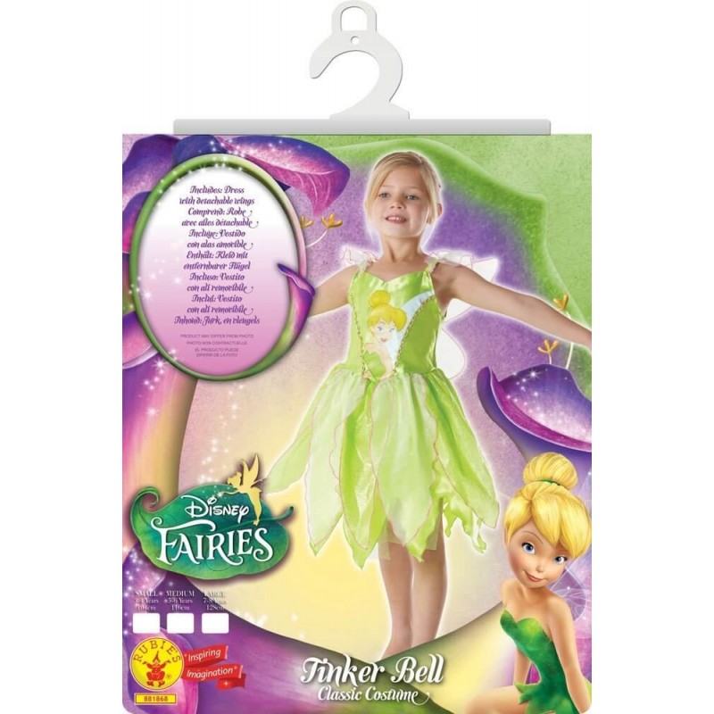 Déguisement Fille Fée Verte et Sequins 3-4 Ans