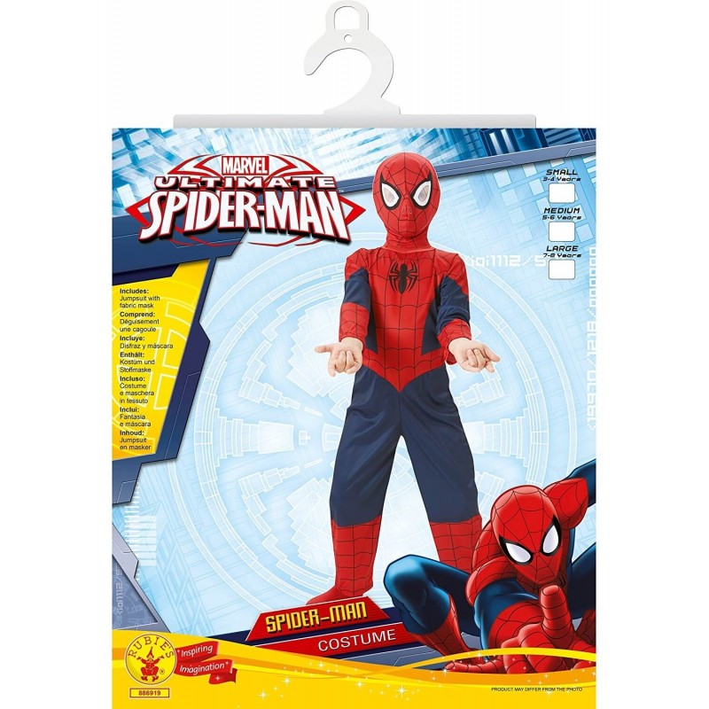 Cagoule masque ultimate Spider-Man enfant