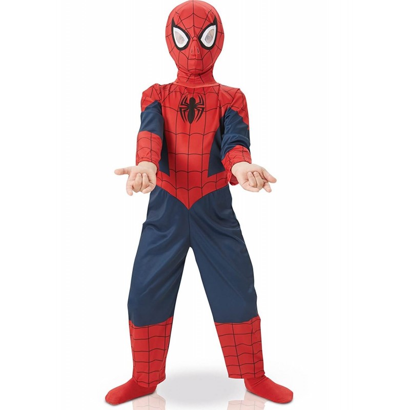 Déguisement Spiderman avec cagoule - Taille 3-4 ans