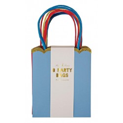 8 sacs cadeaux multicolores...