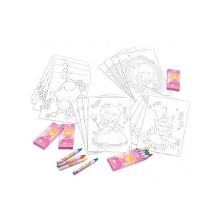 Kit de coloriage Princesse Lot de 20 pièces