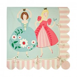 20 serviettes Princesse -...