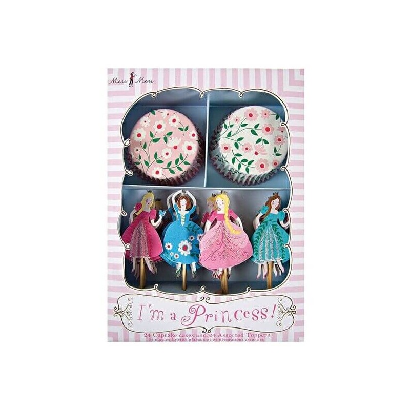 Kit Cupcakes Princesse - Meri Meri Kit Cupcakes Princesse - Meri Meri