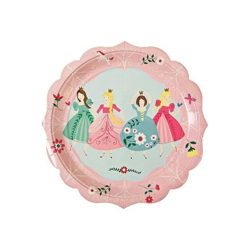 12 grandes assiettes princesse meri meri