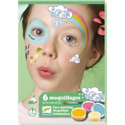 Maquillage palette 6 couleurs sweet - Djeco