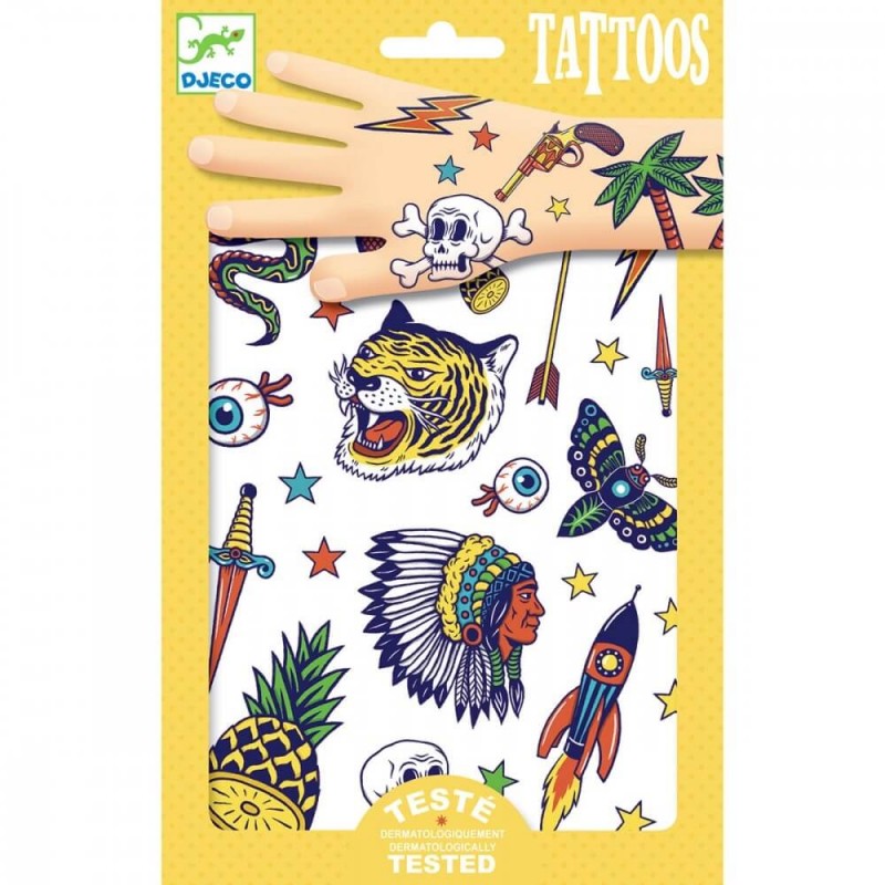 Tatouages temporaires " Bang bang "