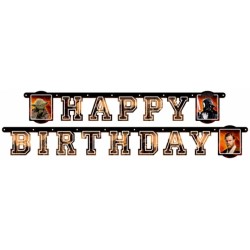 Guirlande lettres "Happy Birthday" Star Wars 1,8 m