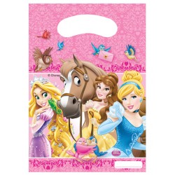 6 pochettes cadeaux Princesses Disney